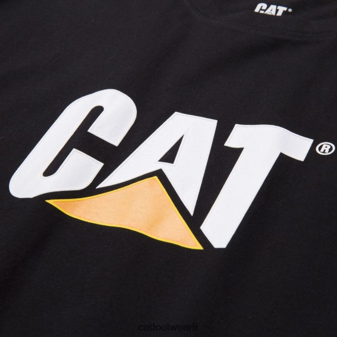 tavaramerkki logo T-paita musta 40L048242 Caterpillar miehet | topit  päällysvaatteet